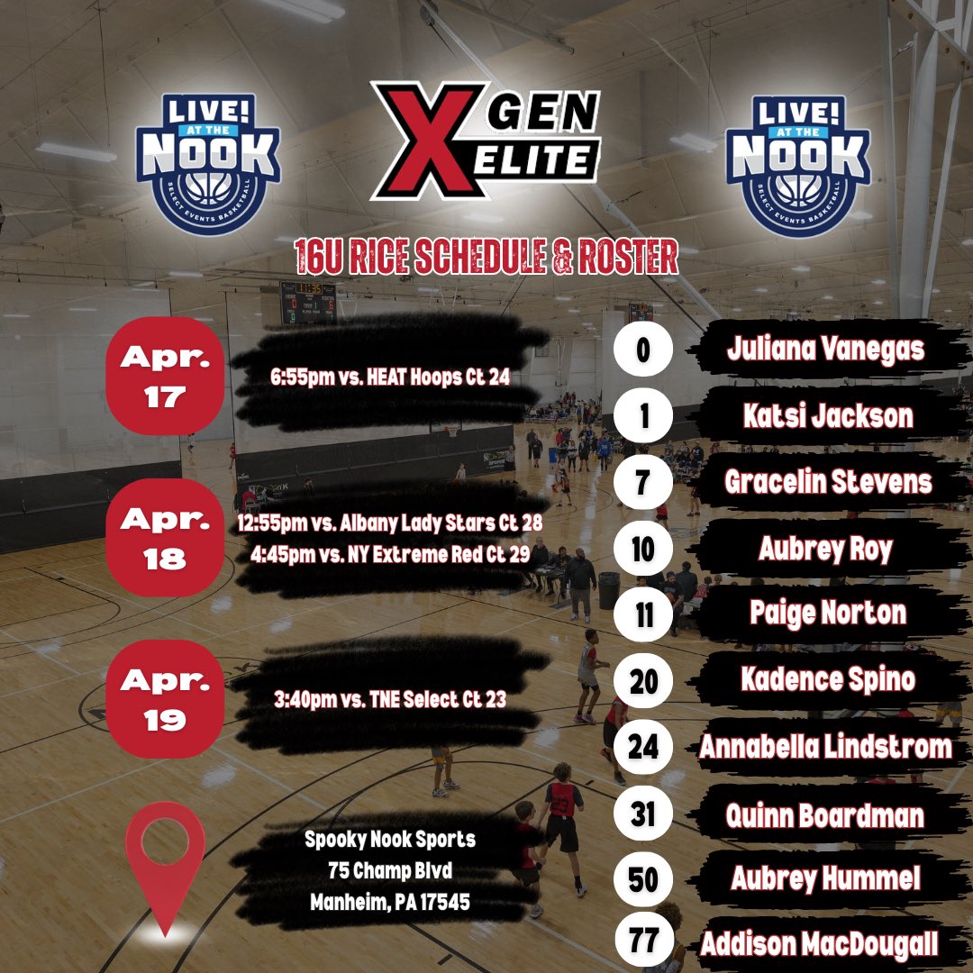 Good luck to our Select Teams competing in their first live period event tomorrow 🔥 Check us out in Spooky Nook OH &amp; PA ‼️