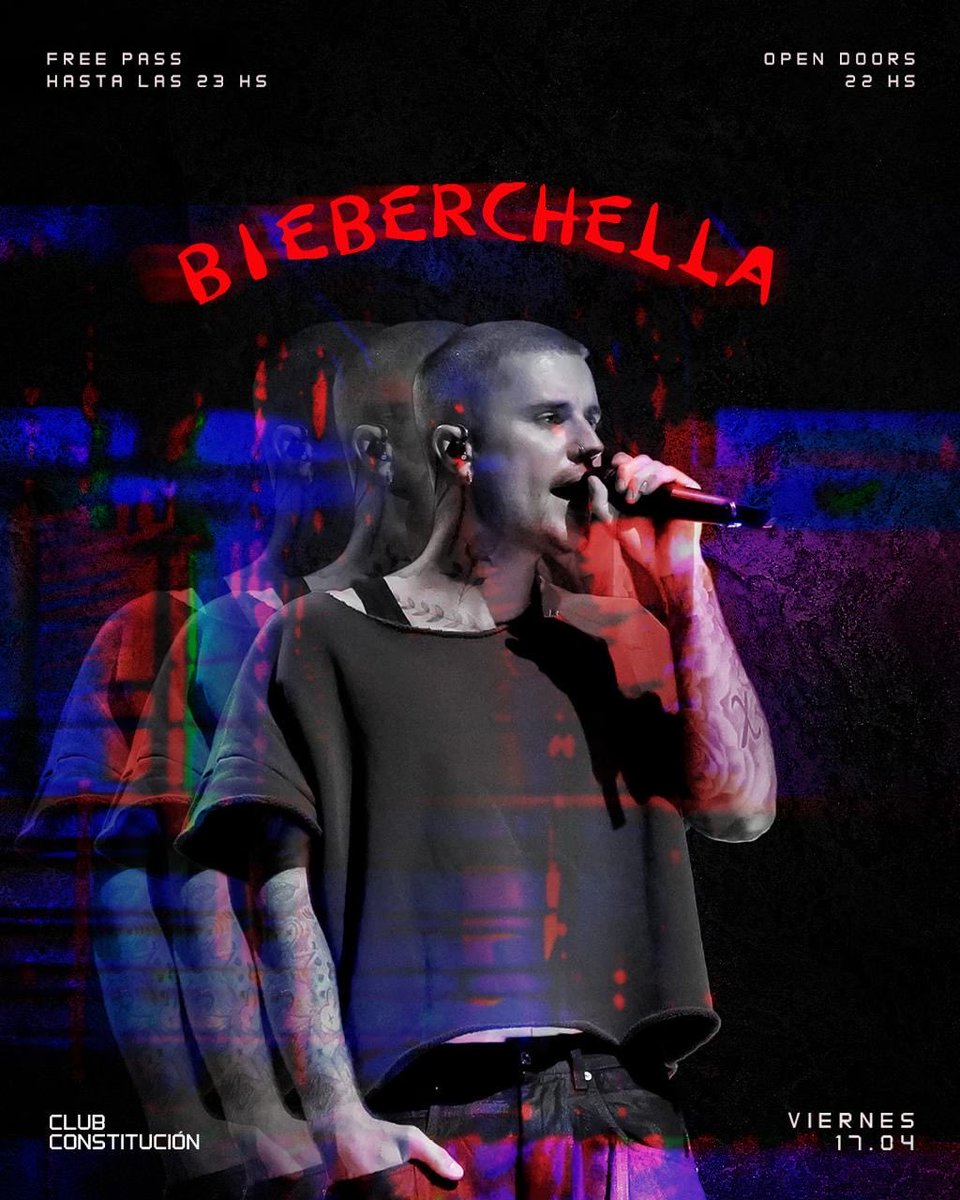 constitucionpy's tweet photo. Este Viernes Bieberchella !! https://t.co/IctG7TVOA3