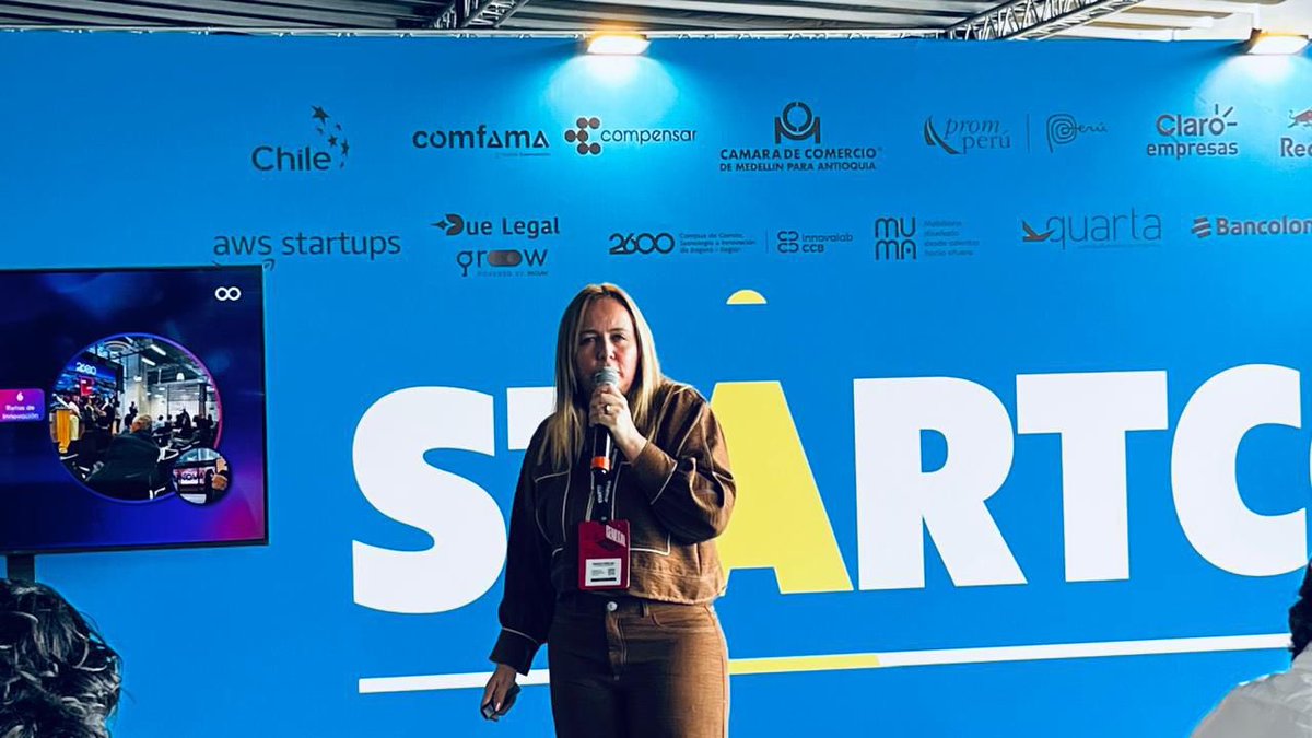 camaracomerbog's tweet photo. Estamos participando en #StartCo con 50 empresas apoyadas por la CCB, reafirmando nuestro compromiso con el emprendimiento y el crecimiento empresarial🚀

StartCo es un espacio donde se están construyendo las conversaciones que definirán el futuro de las economías.

Desde la CCB le apostamos a una economía del conocimiento, donde el talento, la innovación y la tecnología generan valor y abren nuevas oportunidades.