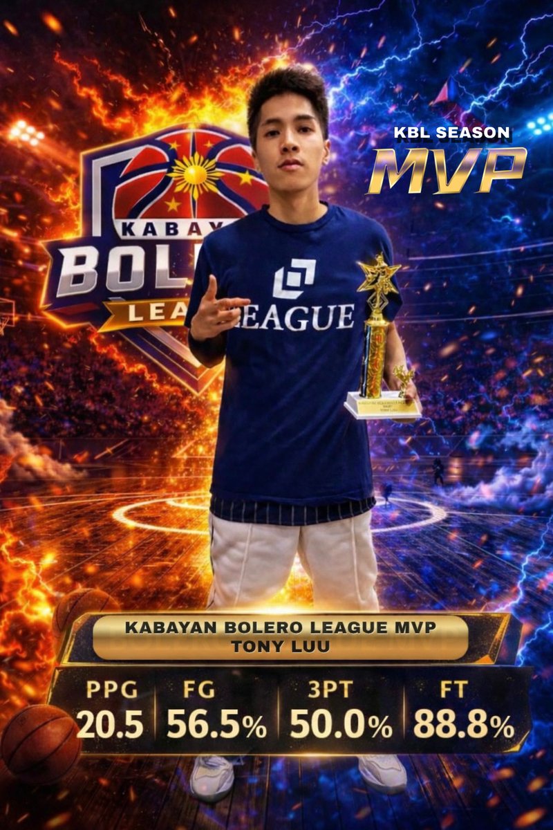 TonyLuu's tweet photo. Buckets &amp; Bottles 🏆🍼 #MVP #KBL https://t.co/wiFD0xnMaf