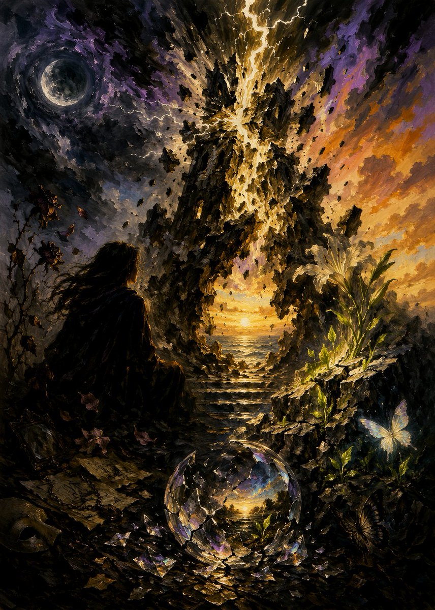 shatteredorb's tweet image. A Card For You, A Read From Me
Evening Reading - Sixteen of the Major Arcana, the Tower
Full write up on links in profile. 
Be Safe &amp;amp; Be Well.
Love ❤️🔮
#witch #tarot #thoth #shaman #blessedbe #evening #night #moon #reading #sobeit #Sixteen #MajorArcana #theTower #destroy #clear