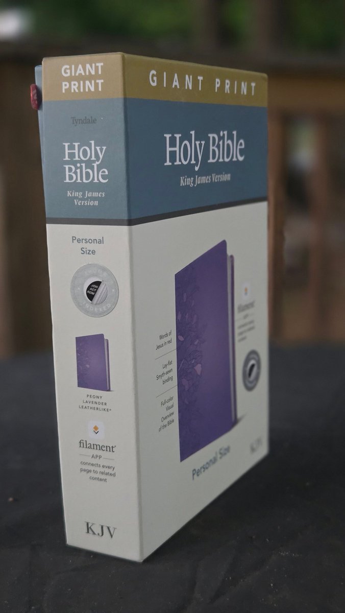 iBuyBibles's tweet image. Really wanted to get my mom a @TyndaleHouse #filament enabled #Bible for her birthday but I thought it only came in the NLT. I found the personal size giant print #kjv on @amazon. I know she will love the study material.