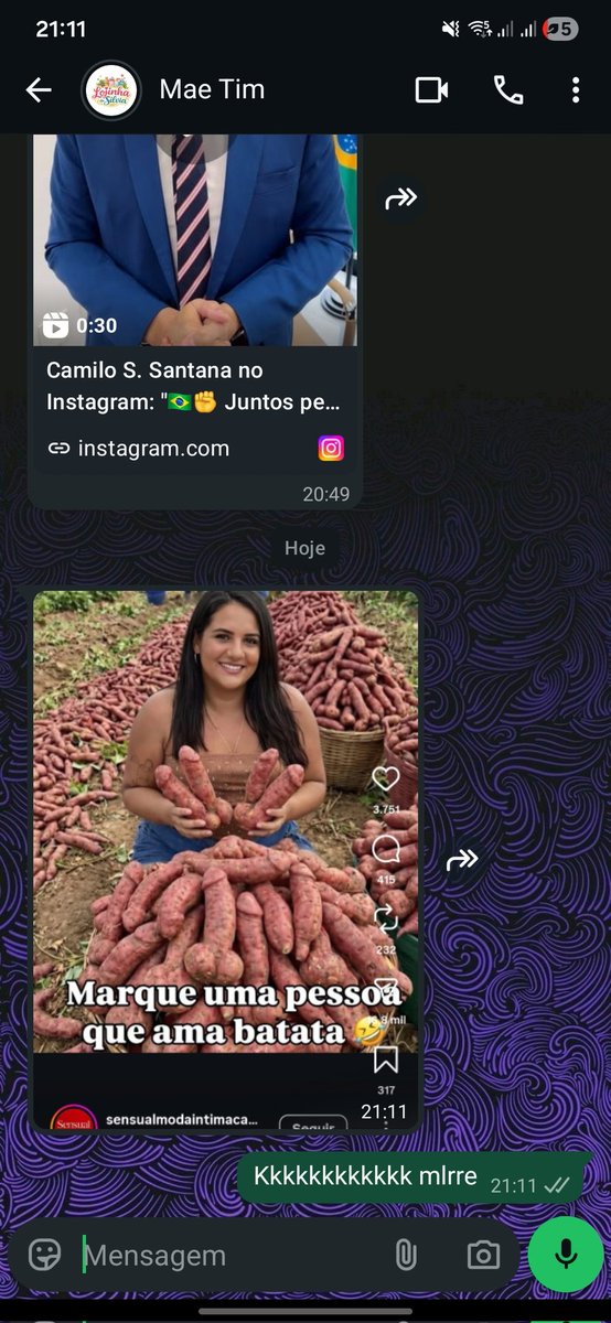 As coisas que a minha mae me manda