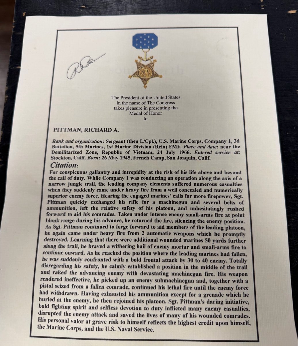 summerbaexox's tweet photo. So I found this medal of honor document someone lost it at the airport. I need help finding the person… https://t.co/CDfguIgkMx
