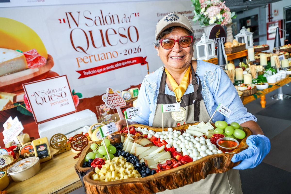 Agencia_Andina's tweet photo. 📸Perú exhibirá su diversidad quesera en evento nacional llamado Salón del Queso Peruano 2026, impulsado por Midagri. Mira la galería completa aquí 👉https://t.co/8zw2dPg5EU
Fotos: ANDINA/Difusión https://t.co/5apGTgTOtZ