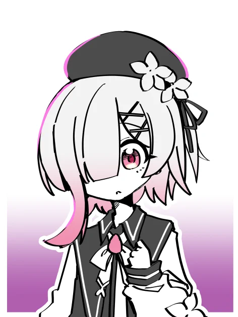 #片目隠れエマ部