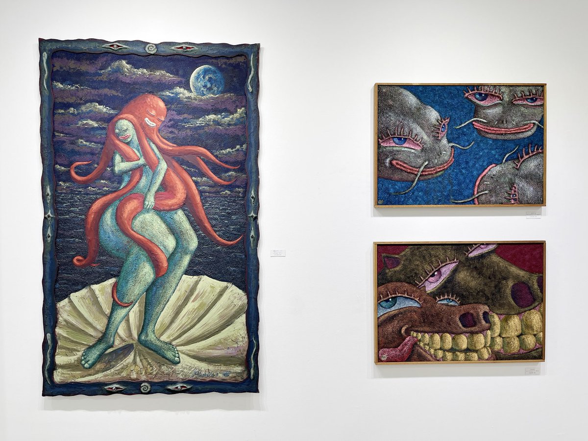 この辺のアクリルガッシュ作品は、皆さん面白いと言ってくれるので、もしかして、このまま続けていれば良かったのでは？と思ったりもするが、そうしてたら、また全然違う感想になってるよね（笑）

Tako★MASARU 個展
2026 4/15 - 4/20
11:00 - 18:00（最終日16:00まで）
京橋（東京） 並樹画廊