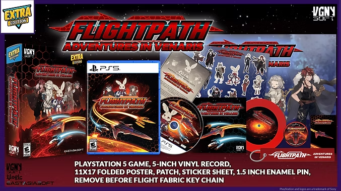 PhysicReleases's tweet image. Attention #shmup fans, pre-orders for the standard and elite editions of Flightpath - PlayStation 5 open on the 22nd at 10am EST on VGNYSoft:
vgnysoft.com/lp-flightpath?… #PS5 
*Free shipping on that day