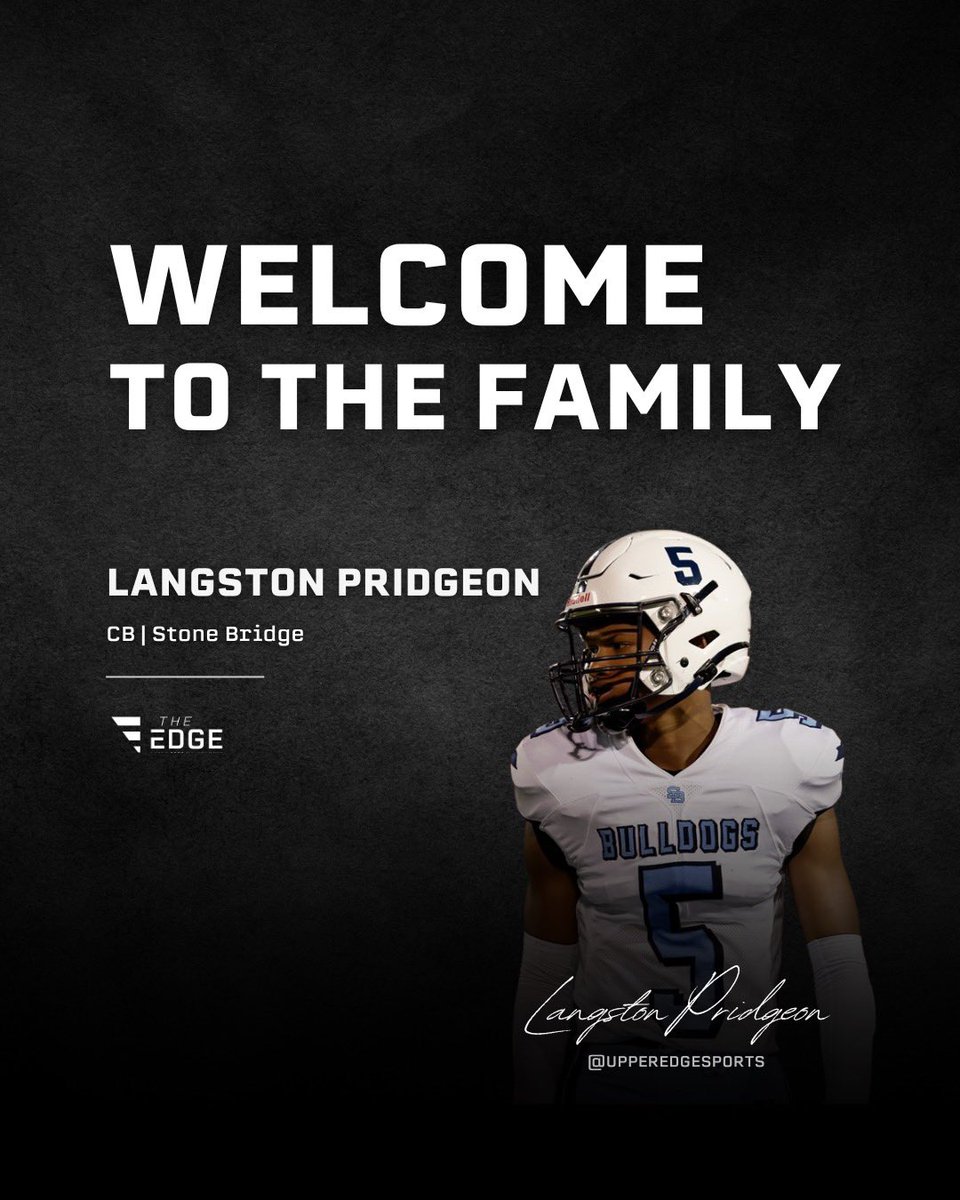 UpperEdgeSports's tweet photo. Welcome to the family, 5 star cornerback @LangstonPri #theedge https://t.co/54s9QKMqlI