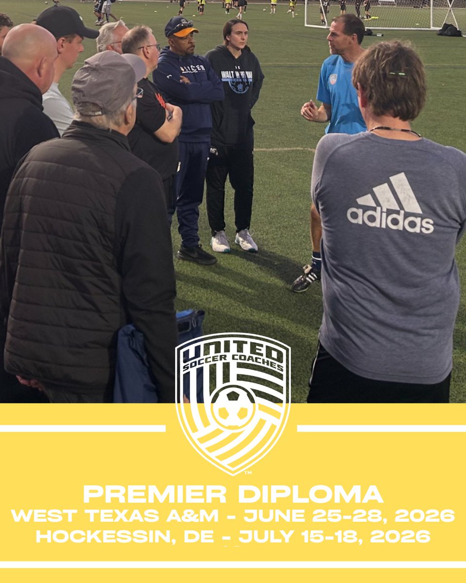 UnitedCoaches's tweet photo. ⚽ Premier Diploma

Built for experienced coaches ready to lead at the highest level. Focus areas include systems of play, 11v11 tactics, game models, advanced training, match analysis &amp; performance psychology.

📝 Register now 👉 https://t.co/WhFzrOVfyI https://t.co/WVWhhfo37E
