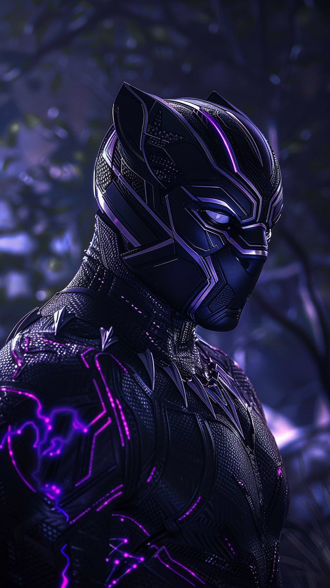 TokenBlack31's tweet image. #marvel #blackpanther #wallpaper #midjourney The King Of Wakanda