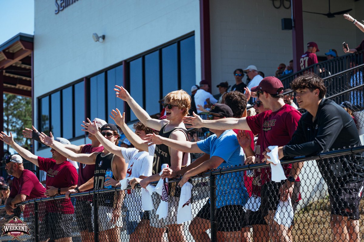 Seminoles's tweet image. 𝐒𝐞𝐦𝐢𝐧𝐨𝐥𝐞 𝐒𝐩𝐫𝐢𝐧𝐠 𝐰𝐞𝐞𝐤𝐞𝐧𝐝 is underway! 🥍

@whataburger | #GoNoles