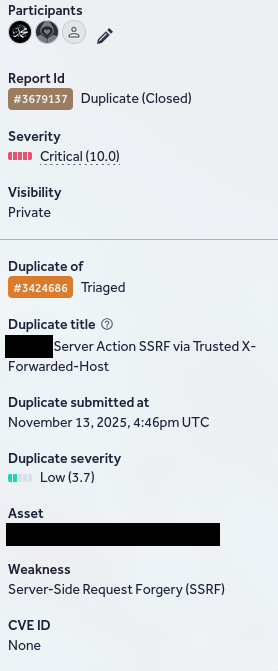 mhmdibnibrahim's tweet photo. الحمدلله.

#Hacking #Cybersecurity #Pentesting #Hackerone #Bugcrowd #Writeups #Duplicates #CS #Computers #CyShield https://t.co/ZUeKHO1AHg