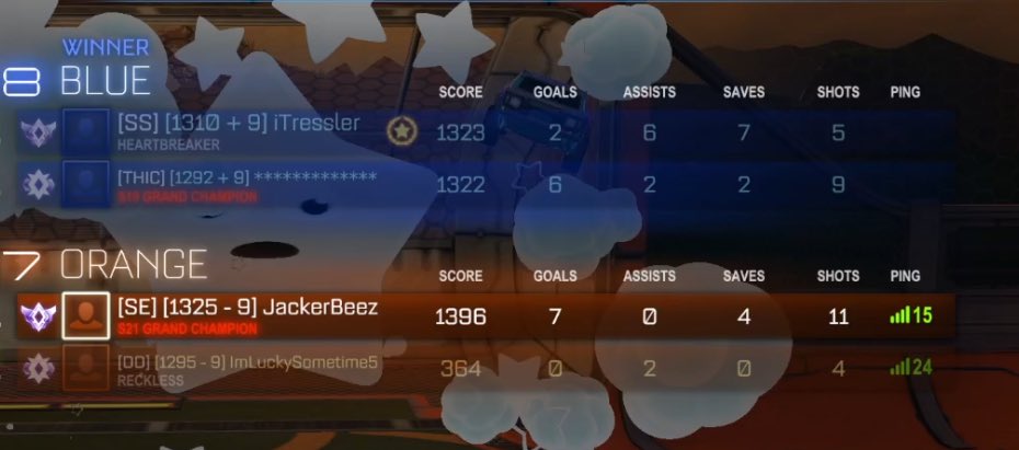 JackerBeezz's tweet photo. Pros complaining about bots don’t understand real pain 
#rocketleague https://t.co/iFb44KUXZs