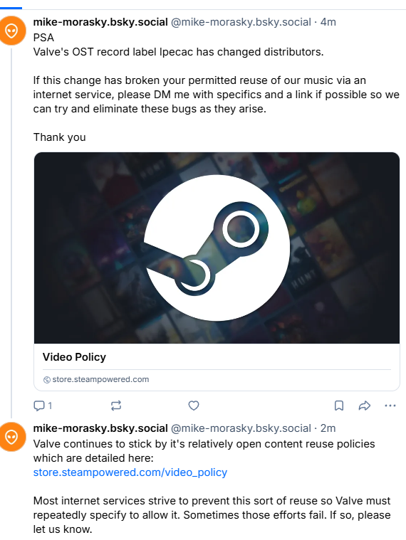 Mike Morasky tweet media