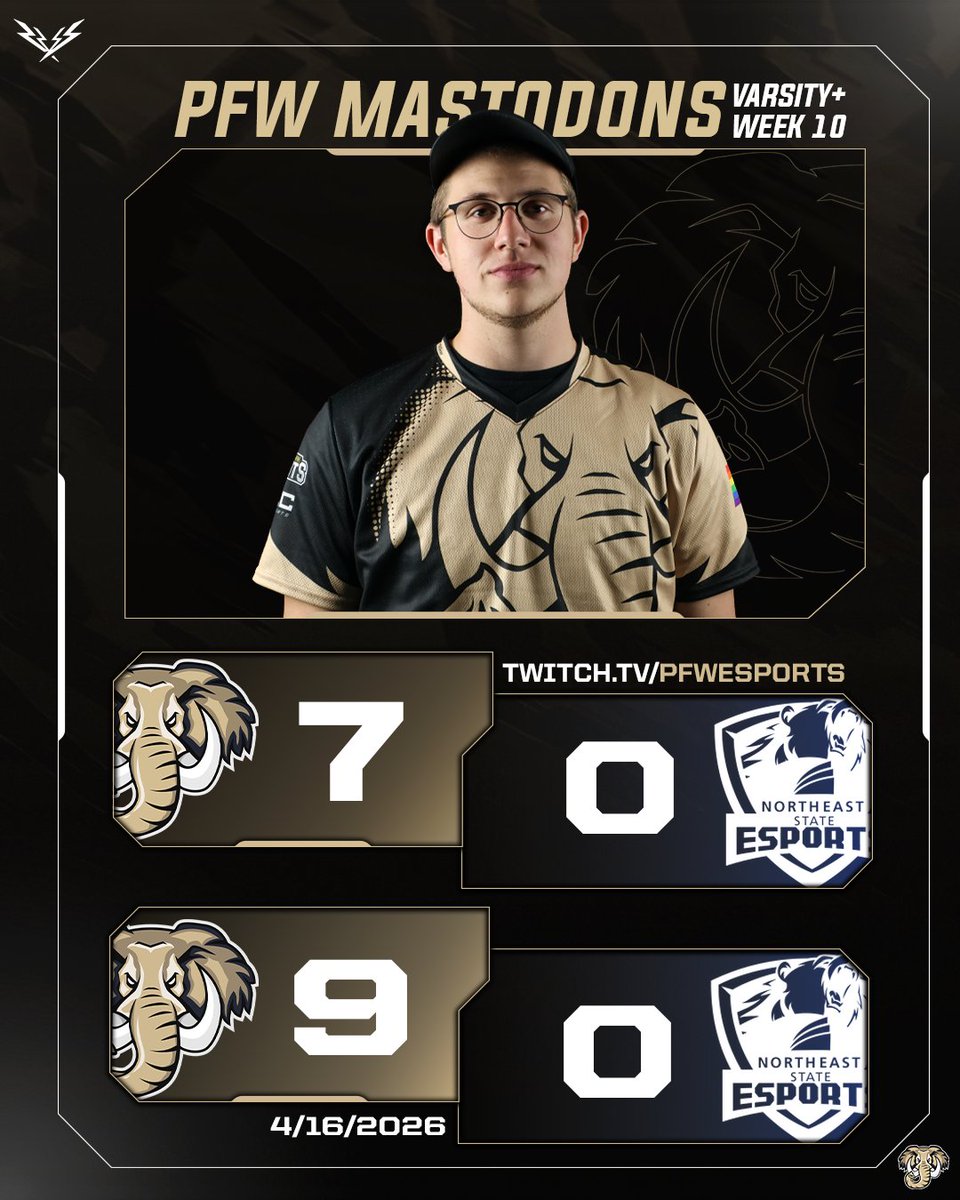 pfwesports's tweet photo. Tucker'dOut takes 11 stocks in the 2nd set to power the Smash Gold team over Northeast State in the playoff quarterfinals. Smash Black is live now in their playoff match vs. Truman State! https://t.co/EoK8VM1H59