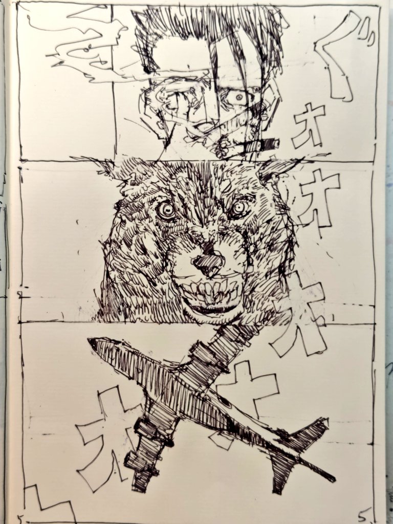 絵コンテ。
#漫画 #MANGA   #創作漫画 #COMIC