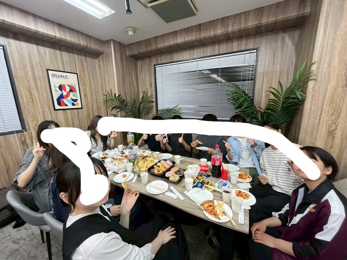 新歓でご飯会を開催しました！ #毎日練習体験しています