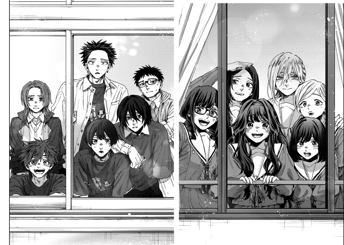 ¿Cuántos años tuvieron que pasar para esto? 😭😭
Este manga es hermoso.