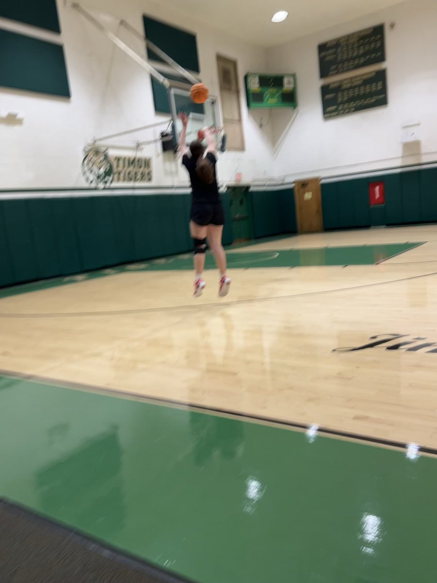 Getting some shots up before Cincinnati this weekend