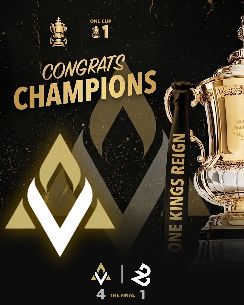 ONE__Esport's tweet photo. 🔥 تُوِّج نادي AVENGERS بلقب بطولة ONE KING’S REIGN بعد مشوار أسطوري ما يعرف المستحيل!

👑 سيطرة، قوة، وعزيمة ما تنكسر… البطل كتب اسمه في التاريخ من أوسع أبوابه.

🏆 مبروك للأبطال… أنتم ملوك العرش بلا منازع.
#ONE https://t.co/YtQE1cC5A7