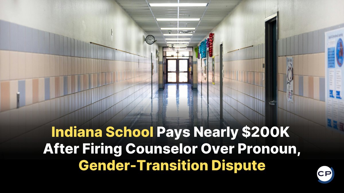 ChristianPost's tweet image. An Indiana district will pay nearly $200K after firing a Christian counselor who objected to using students’ preferred pronouns.
#ReligiousFreedom #Pronouns #Education #ChristianNews #FaithAndCulture
🔗 dlvr.it/TS4bQY