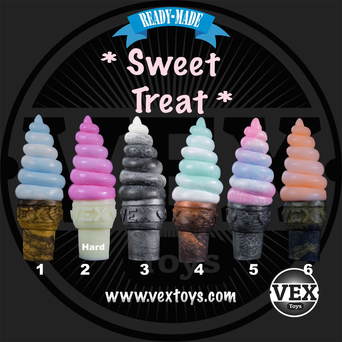 vextoys1's tweet image. 🍦Sweet Treat🍦Ready-Made.  We 13 unique pours made in 00-50 firmness (except #2 in Hard 10) pieces up for grabs! Please confirm your model number at checkout!

#icecream #food #toys #handmade #selflove #fantasyromance #giftideas #creative