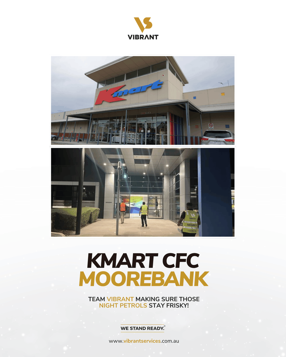 VibrantService1's tweet photo. Ensuring safety doesn’t stop when the day ends.

Our team on night patrol at KMART CFC Moorebank, maintaining vigilance and protecting operations around the clock.

#VibrantServices #SecurityServices #NightPatrol #WeStandReady https://t.co/MLLG6zWxqo