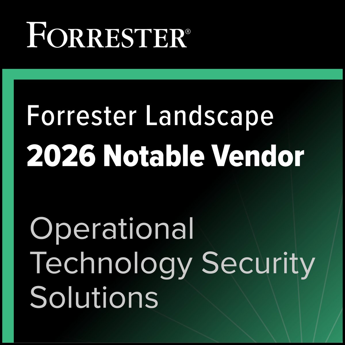 CrowdStrike's tweet photo. A Notable Vendor in the @forrester OT Security Solutions Landscape, Q1 2026

As IT and OT environments continue to converge, security leaders are facing increased pressure to reduce their infrastructure's exposure. To navigate the complexities of evolving connected devices, XIoT Security is becoming an increasingly critical cybersecurity priority.

See how CrowdStrike fits into the evolving OT security landscape and how we can help protect your critical industrial processes: https://t.co/Vqwd8vam1O