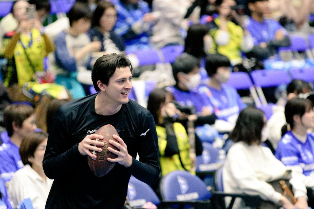 kefq700's tweet photo. 2026.4.11 パナソニックアリーナ
#SVリーグ
#日本製鉄堺ブレイザーズ
#リナルディ 選手 https://t.co/2zWnlBXg3K