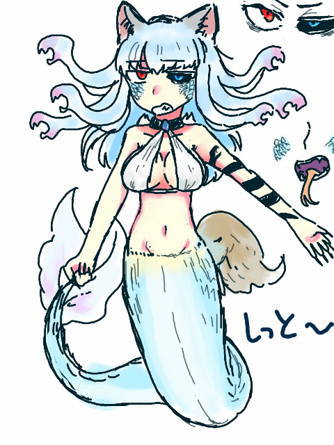 10年前に作った嫉妬さんを今の絵柄で描いてみるのもありだなぁ 