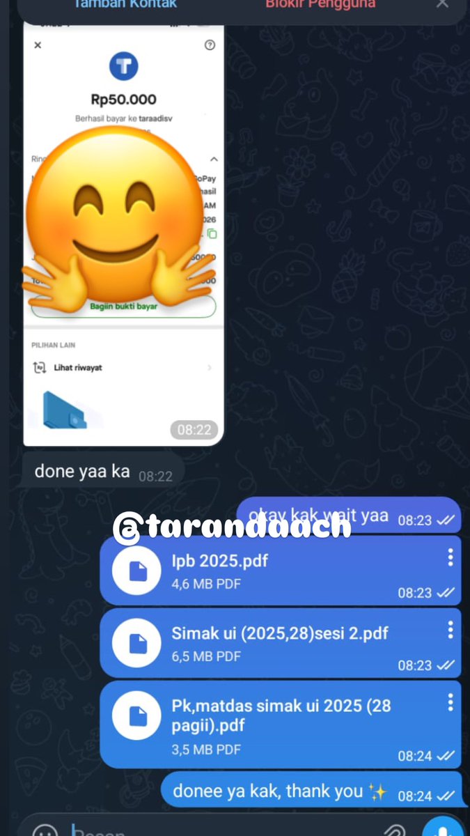 tarandaach's tweet image. JUAL BERBAGAI SOAL MANDIRI 2024/2025 ASLI 25k‼️. 
CBT DOM UNY 2024/25,  IPB 24/25, SIMAK UI 24/25, UM UNDIP 24/25, UNJ, UNNES.  Yuk yang butuh bahan belajar yg lebih matang bisa dm yaa. Semangat camaba🤗✨ #zonauang #simakui #undip #uny