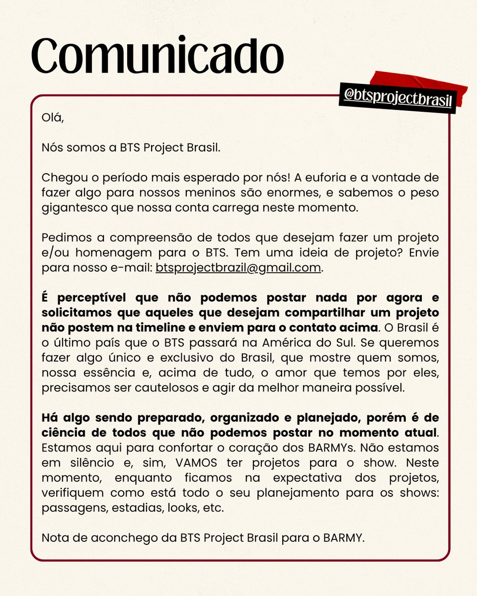 BTS Project Brasil tweet media