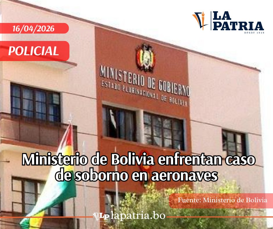 El Ministerio de Gobierno de Bolivia ha confirmado una investigación penal tras detectarse un intento de soborno vinculado a la liberación de 41 aeronaves inmovilizadas en el departamento del Beni. Lee más aquí: nota.bo/-gMU8Z
