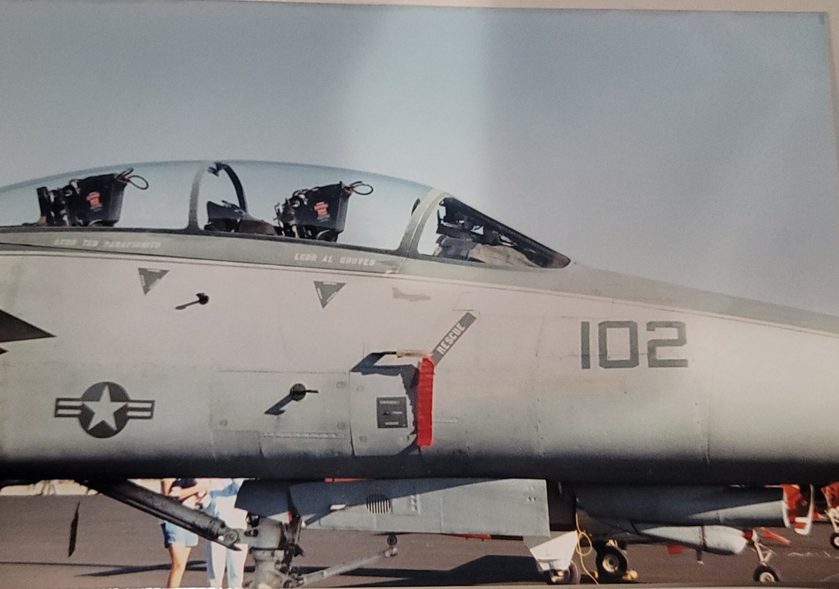 Close-up of the "Fitter" kill marking on "Fast Eagle 102", Forbes Field,  Topeka, KS 1990