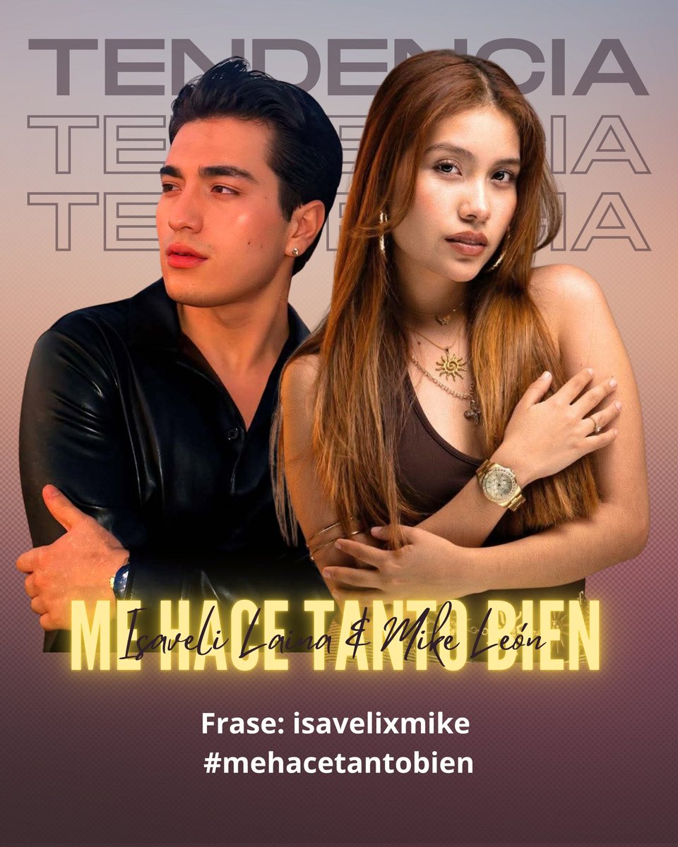🤠🤎 T E N D E N C I A 🤠🤎
#02 HILO

Frase: isavelixmike
#mehacetantobien
🏆Meta: 500 comentarios.
 🤎RT: Ilimitados.
Ve a la cuenta <a href="/betsyp89911/">Betsy perez</a> al alcanzar la meta.

🟥 IMPORTANTE:
❌ No usar número.
❌ No usar emojis.
✅ Dar RT a todo lo que contenga la frase.