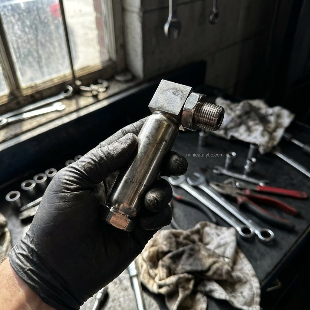 MikeBellane's tweet image. Struggling with a P0420 or P0430 CEL after your exhaust mod? Don't stress the software tune. Our 90° Pro O2 Sensor Spacer with a built-in mini cat fixes it mechanically in minutes. Stainless steel, universal fit. Get yours here: minicatalytic.com #minicatalytic #carmods