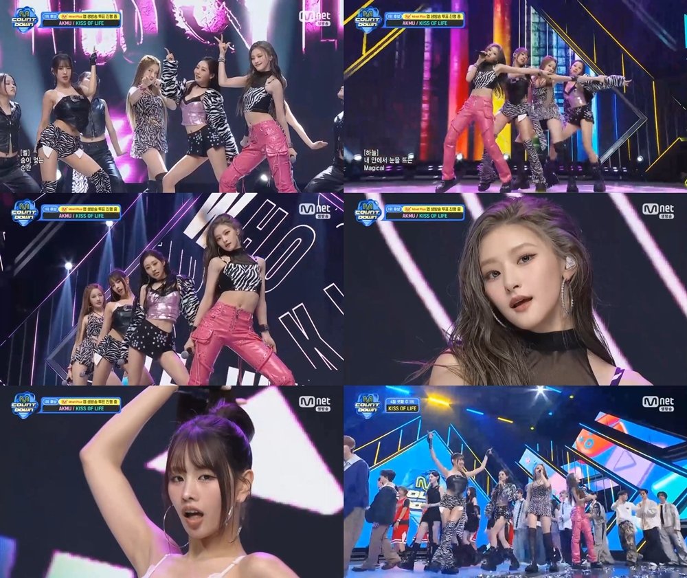 imbcenews's tweet image. 키스오브라이프, 데뷔 3년 만에 '엠카' 1위 트로피 들어 올려
#키스오브라이프 #엠카운트다운 #Mnet #1위 #트로피 #눈물소감 #iMBC연예

KISS OF LIFE(키스오브라이프)는 지난 16일 방송된 Mnet '엠카운트다운'에서 신곡 'Who is she'로 대망의 1위를 차지했다. 

이는 데뷔 후 첫 번째 '엠카운트다운'