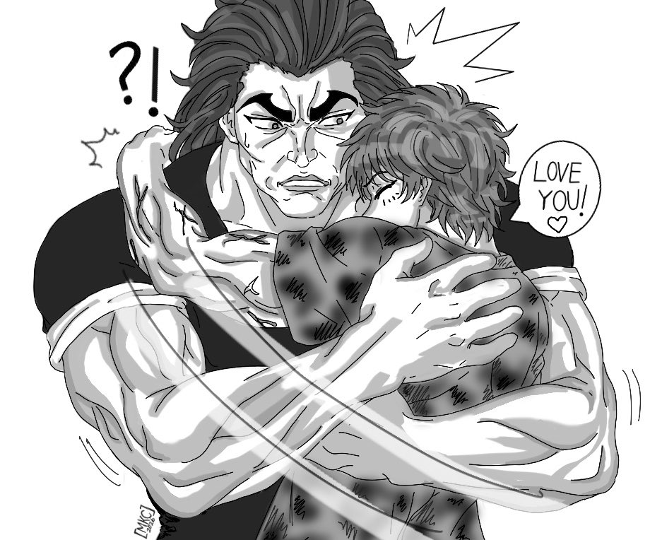 Yujiro faces his greatest challenge yet — — a loving hug from his son