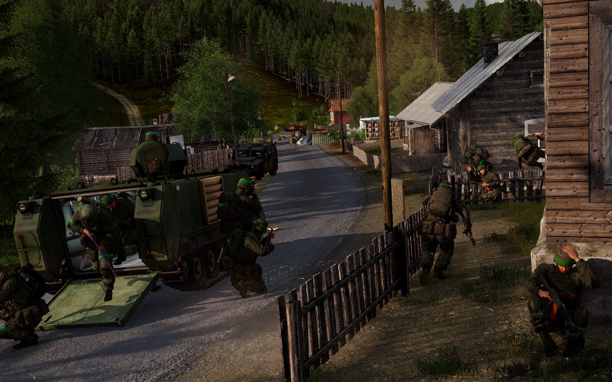 Arma_Reposter's tweet photo. CDF forces come under heavy enemy fire during urban operations against ChDKZ rebel forces.

#arma3 #armaphotography #CDF #ChDKZ https://t.co/kjhHxsXThT