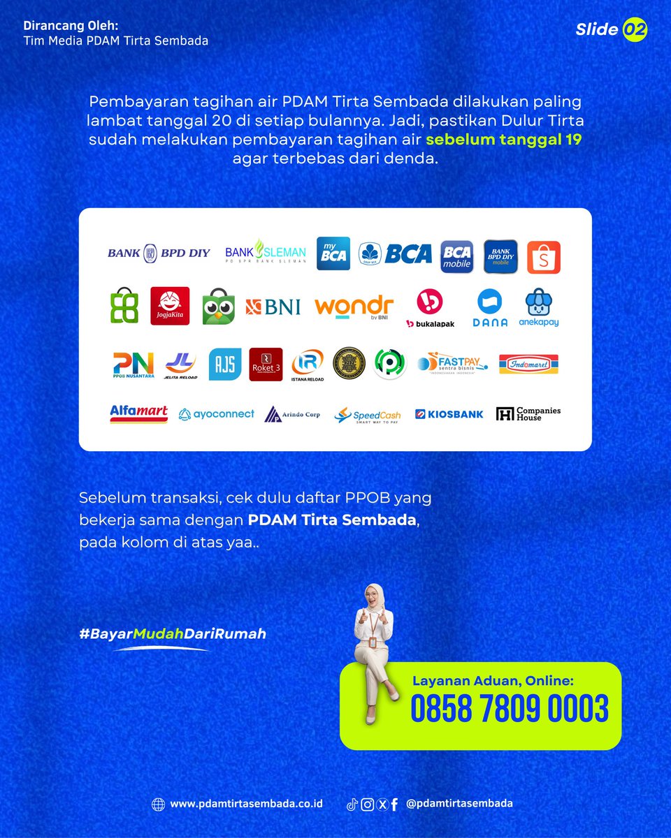 PDAM Tirta Sembada Sleman tweet media