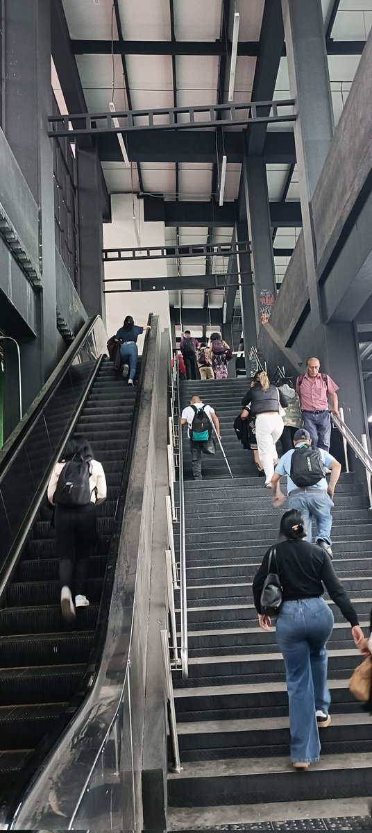 MaricelaGrallet's tweet photo. @MetroCDMX Es increíble que TODAS las escaleras del Paradero Indios Verdes lleven más de 1 año en reparación. Se ha denunciado desde el año pasado y sigue sin resolverse. Las PcDiscapacidad pagan las consecuencias. inaceptable no garantizar la movilidad para todas las personas https://t.co/1xEdWVYeYK
