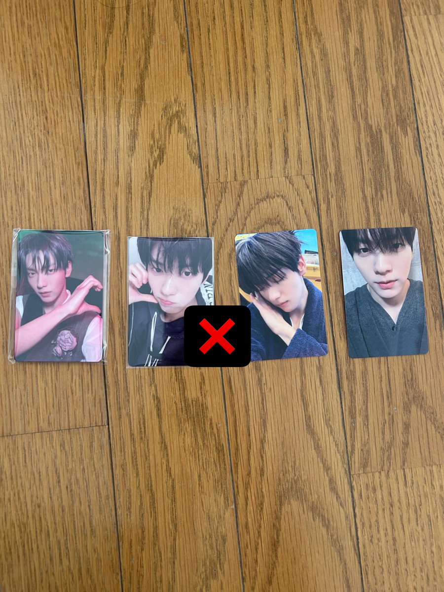 em_1501_'s tweet photo. TXT トゥバ トレカ 交換 
7TH YEAR: A Moment of Stillness in the
Thorns HUNGER TENSION ANXIETY
THORN JAPAN EXCLUSIVE

【譲】
スビン ボムギュ テヒョン ヒュニン カイ

【求】
ヨンジュン

郵送での交換希望です📮💌
お気軽にお声がけください🙇🏻‍♀️
 #TXT交換 https://t.co/PM2a7cROZm
