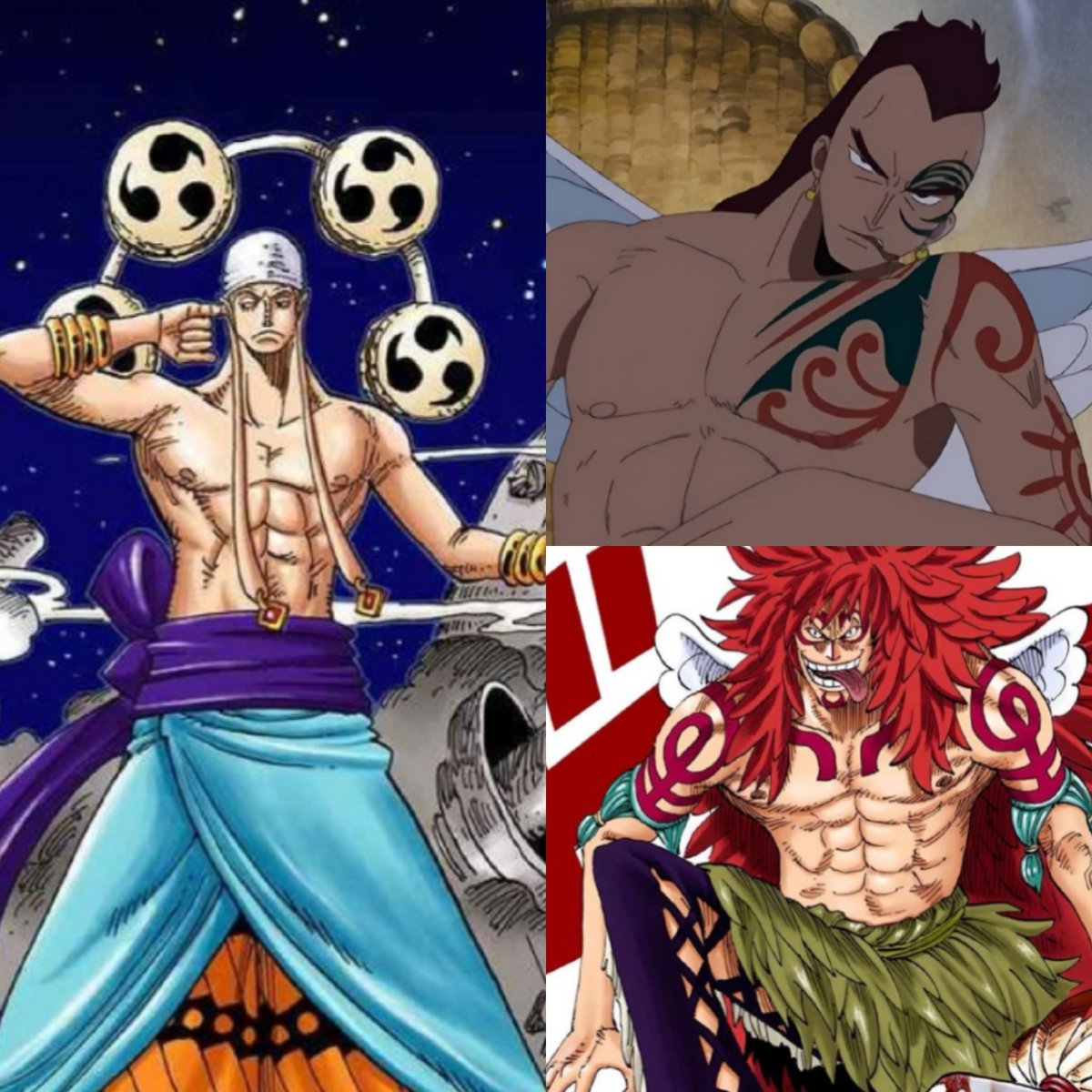 lmnjuicee's tweet photo. some of the character designs in skypiea were seriously so good https://t.co/cZVJsLgYuy