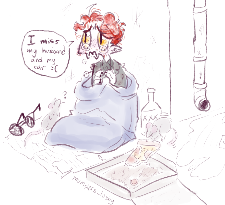 warm-up doodle of this sad wet sock of a demon💔
#GoodOmens3