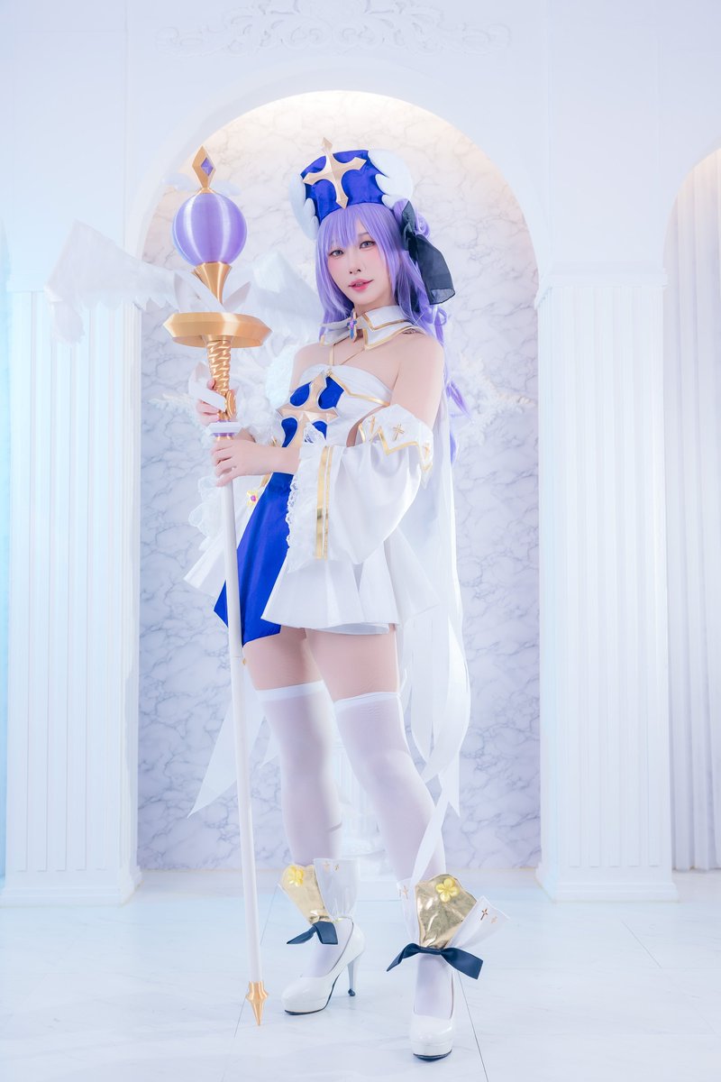 hee_hq's tweet image. ホワイト・マイ・エンジェル 👼

#Unicorn #azurlane #cosplay