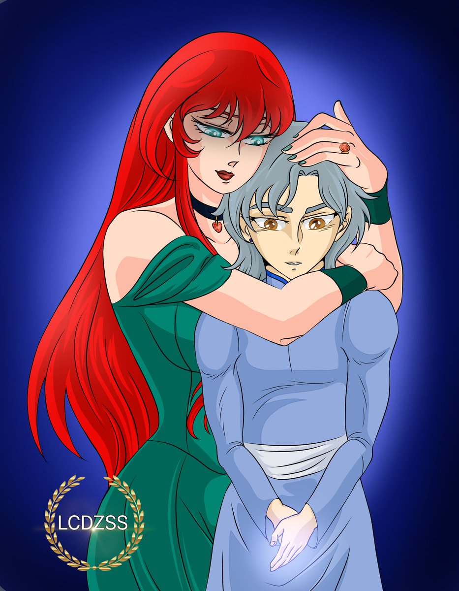 Lcdzss's tweet photo. #isackdekraken #hyogadecisne #helena #afroditadepiscis #lcdzss #digitalart https://t.co/uPAtK6b4EA