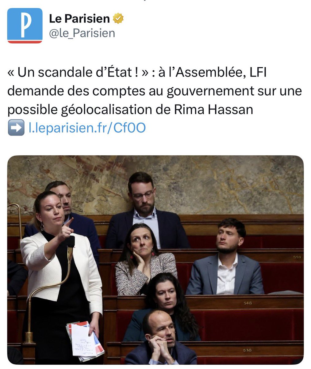 « Une possible géolocalisation » 
On vous a vu prendre moins de gants quand il s’agissait de balancer des fausses fuites diffamatoires en direct du commissariat
➡️ l.leparisien.fr/Cf0O