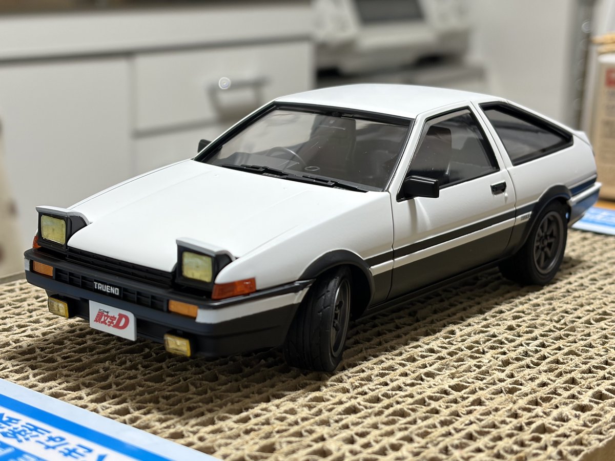 【告知】
4月25日(土)に開催される
#京都模型展示会 に運営卓で参加します！
コンペ用作品(今年初ガンプラ完成品)に加えて、MGアルトロンと頭文字D＆MFゴースト登場車両のカーモデルを展示予定です🤔
初の展示会運営スタッフなので至らぬ点もあるかと思いますが、当日はよろしくお願いします🙏