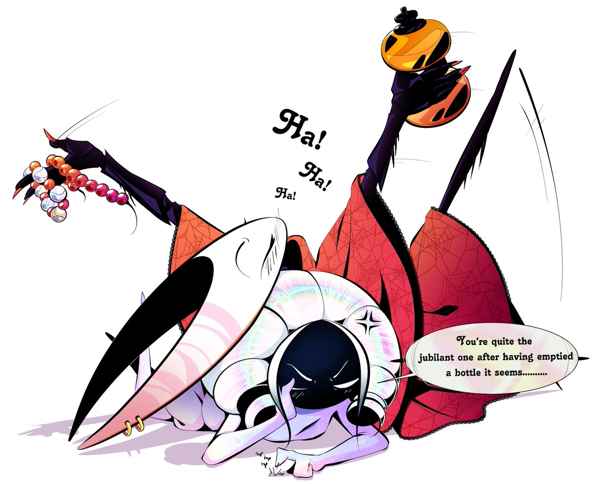 ghoulinfuschia's tweet image. The acrylics had me giggling like an idiot for 10 minutes oh my god  #lacenet #silksong #lace #hornet